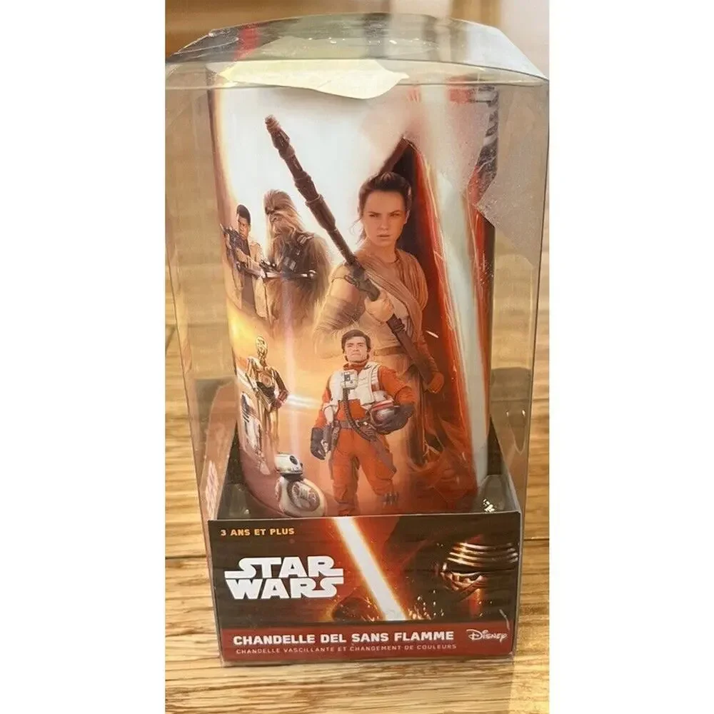 Star Wars Flameless LED Candle Light Flicker Color Change 5” NEW